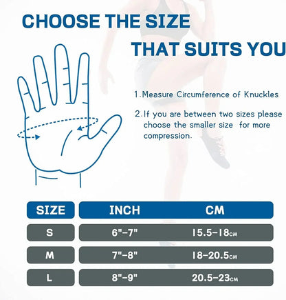 Compression Copper Arthritis Gloves Hand Wrist Support Finger Pain Relief Brace
