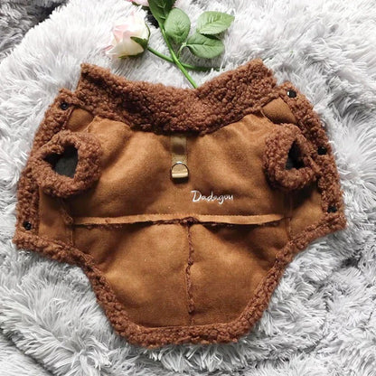 Warm Fleece Small Dog Winter Coat Jacket Pet Puppy Vest Clothes Padded Apparel