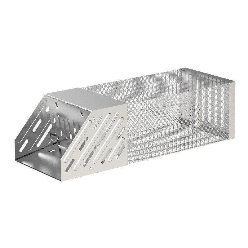1X Continuous Rat Trap Cage Animal Bait Safe Catch Pest Rodent Mouse Control Box