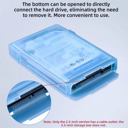 2.5 Inch HDD Storage Box Plastic IDE SATA Storage Box Hard Drive Disk Case