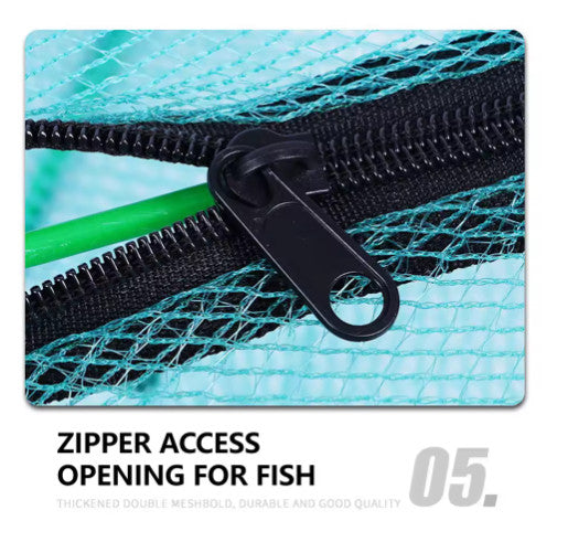 Fishing Net Fish Crab Yabbie Minnow Crawfish Shrimp Cage Net Foldable Fishing