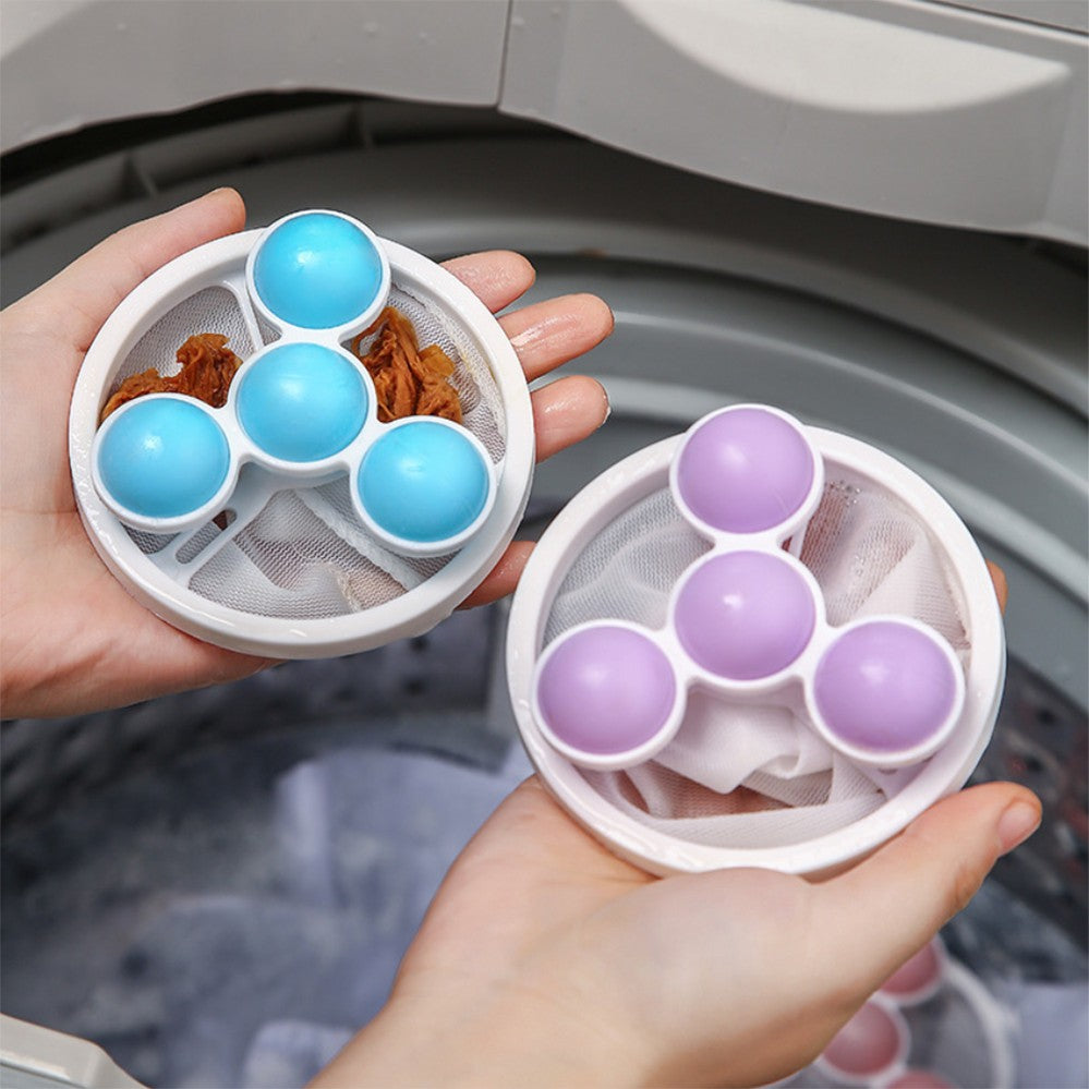 1/3/6PCS Hair Remover For Washing Machine Floating Pet Fur Catcher Laundry Lint