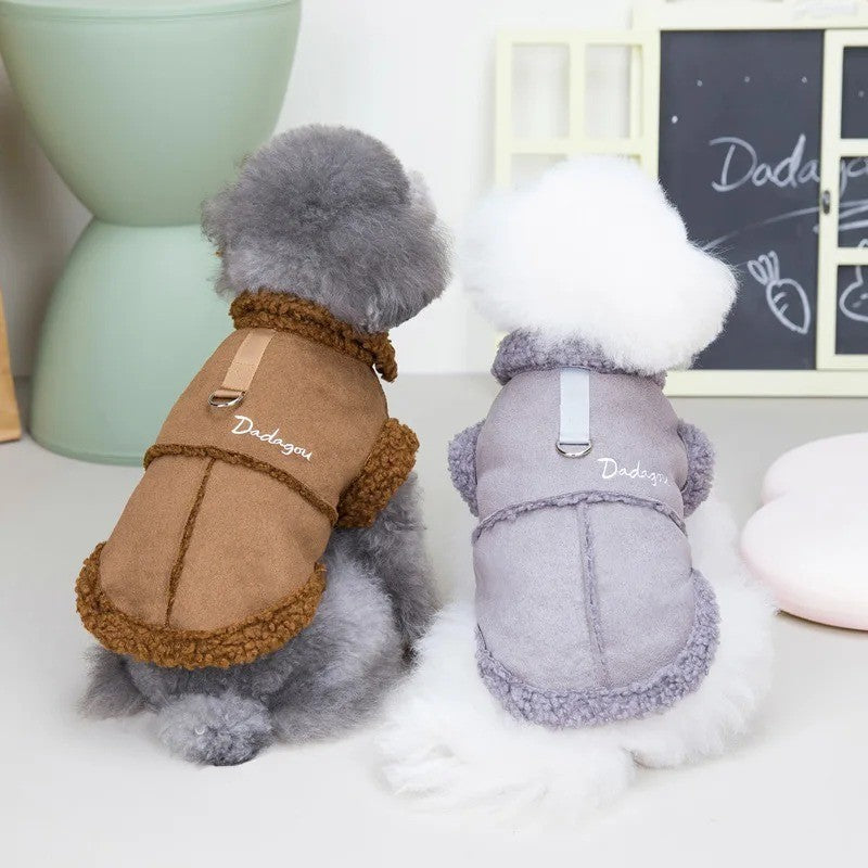 Warm Fleece Small Dog Winter Coat Jacket Pet Puppy Vest Clothes Padded Apparel