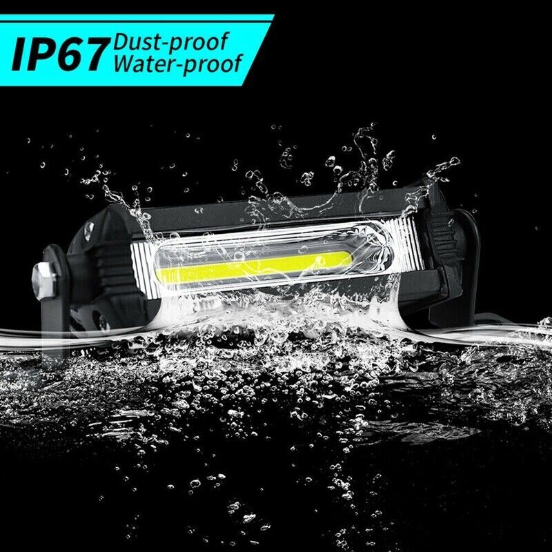 9W-LED Light Bar Slim Small Single Row Worklight Car Truck SUV Off Road Lamp New