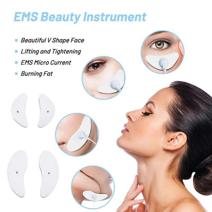 EMS Facial Body Muscle Stimulator Electrode Face Cheek Slim Beauty Massager New
