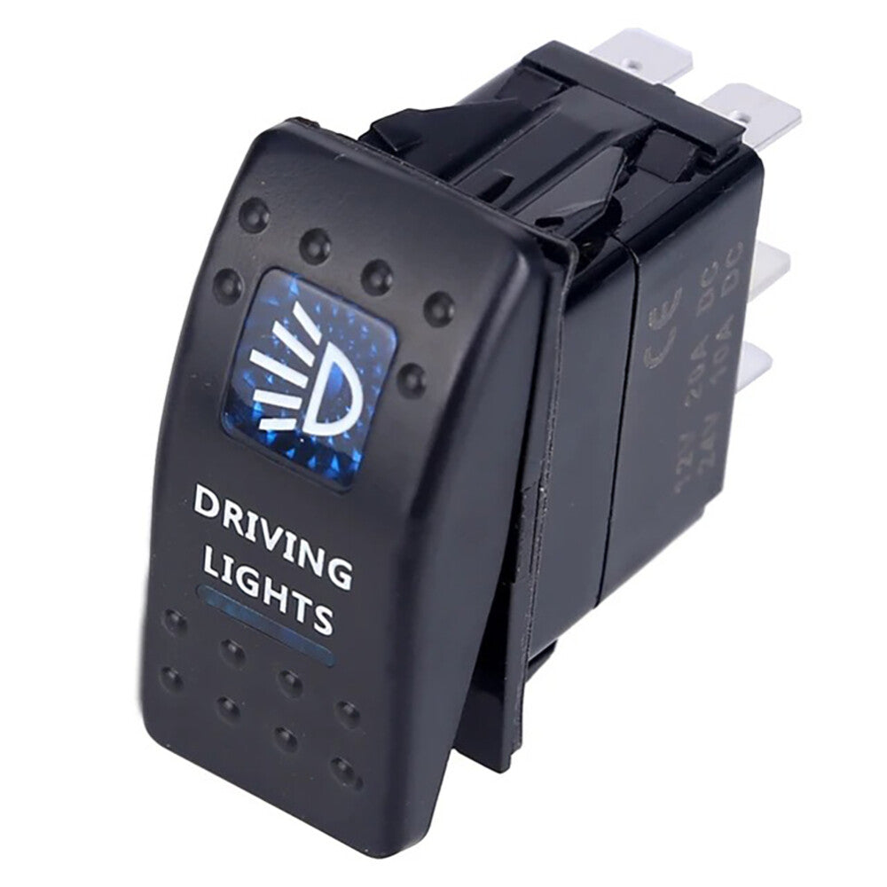 Spot Light 12V ARB Carling Rocker Waterproof Toggle Switch Blue LED Car Boat AU