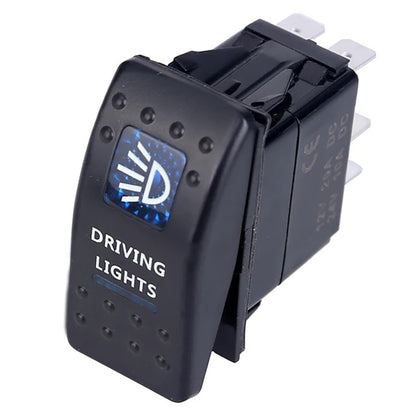 Spot Light 12V ARB Carling Rocker Waterproof Toggle Switch Blue LED Car Boat AU