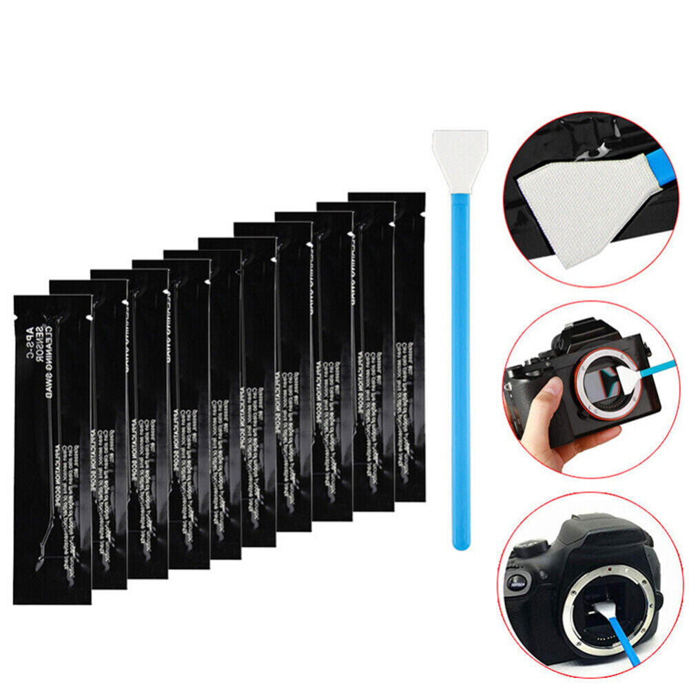 10PC Sensor Cleaning Kit Cleaner Swab Ultra for Digital Camera's CCD CMOS Sensor
