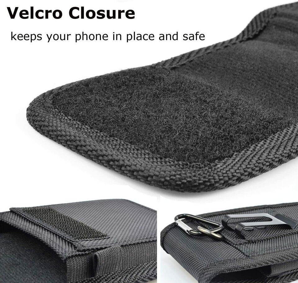 Universal Nylon Quality Pouch Belt Clip Wallet Case Cover Fit 4.7 to 6.9 inch