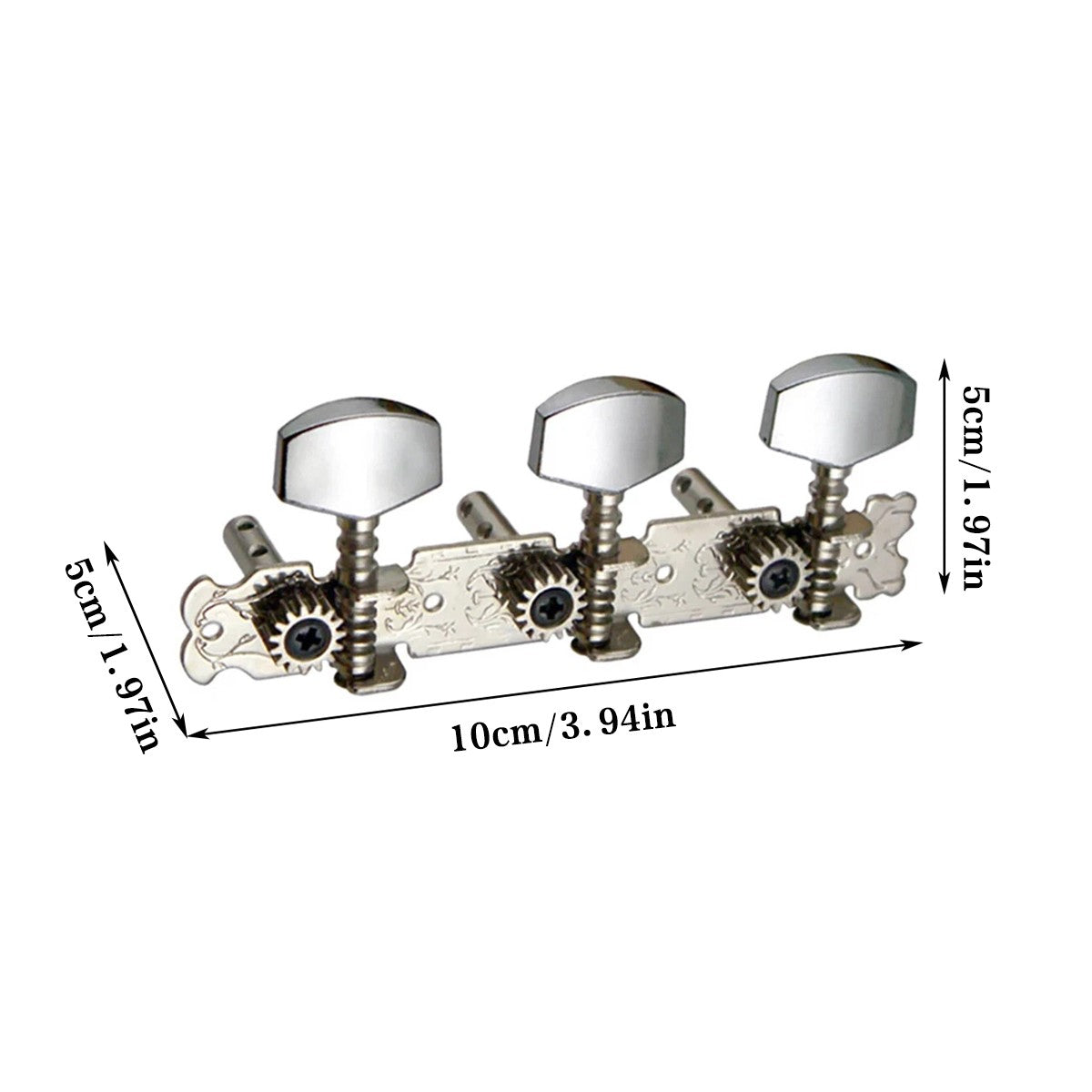 Guitar Tuning Pegs 2 Pack Metal Classical Guitar Machine Heads Tuners Keys Parts