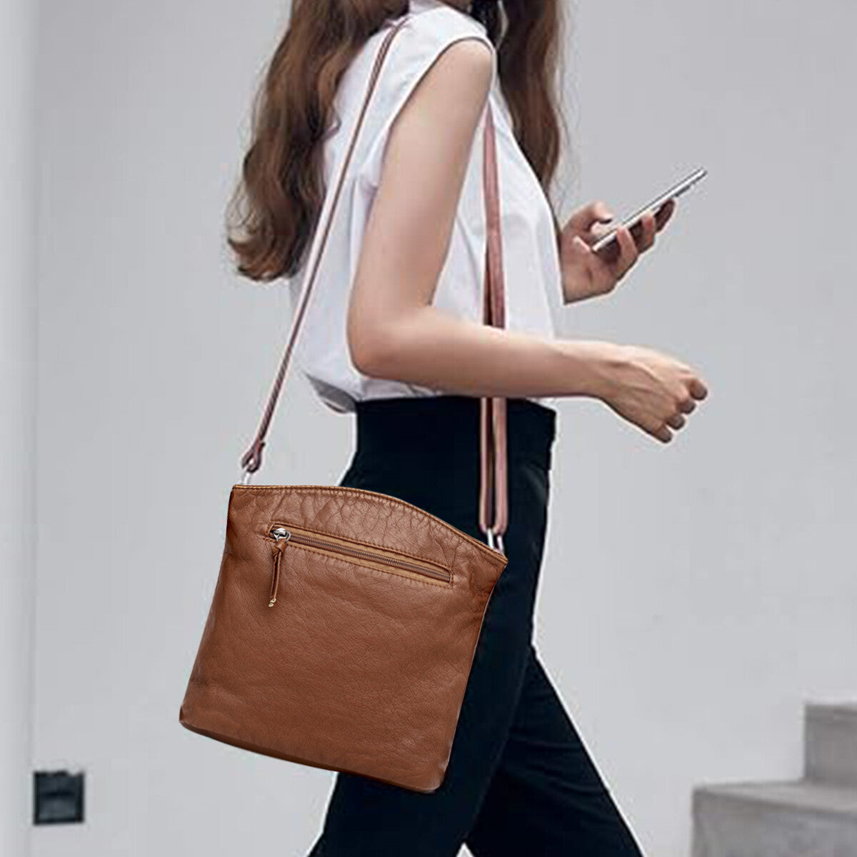 Ladies Handbag Totes Bag Soft Leather Women Cross body Medium Shoulder Bag Bags