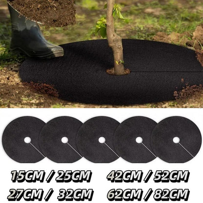 5Pcs Landscaping Mulch Disc, Thick Weed Barrier Cover for Yard Plants