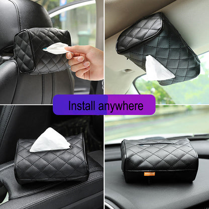 Universal Car Tissue Box for Home Table Car Storage Organiser Napkin Case Holder