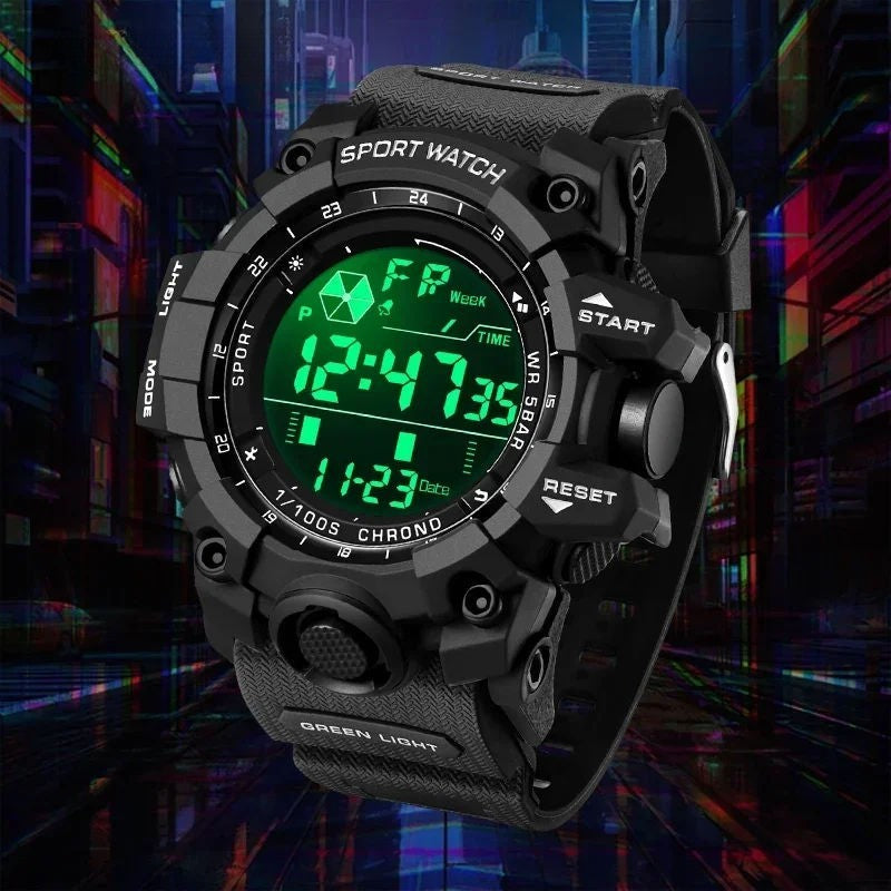 Men's Waterproof Digital Quartz Sport Fashion Electronic Wrist Watch AUS