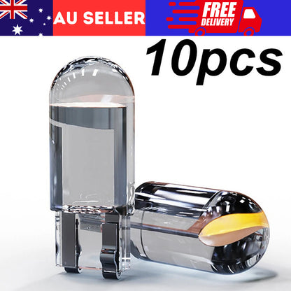 10X White T10 194 168 W5W COB Waterproof Bright Wedge Interior LED Light Bulb