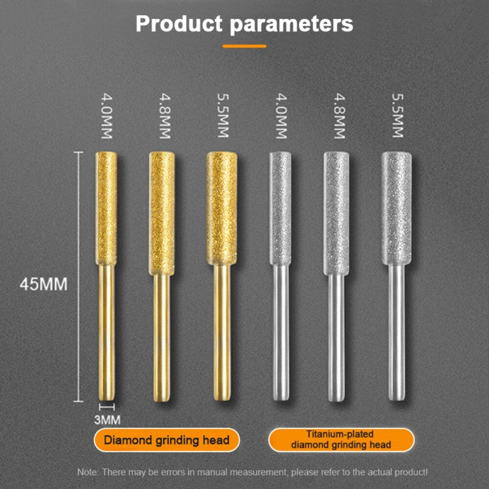 Diamond Coated Chainsaw Sharpener Grinding Stone Carving  Tools Sharpening Tool