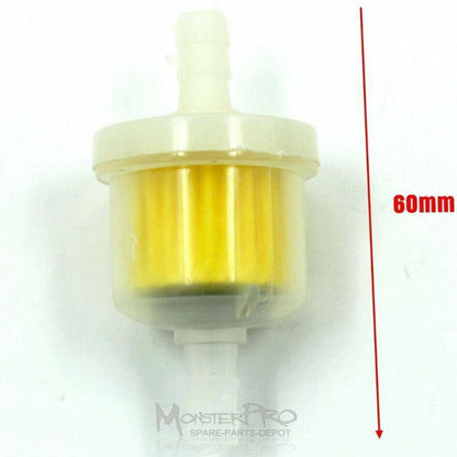 5x Inline Fuel Petrol Filter Motorbike PIT PRO Trail Dirt Quad Bike ATV Buggy