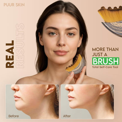 Lymphatic Contour Face Brush Dry Brushing Face Brush Lymphatic Drainage Massage