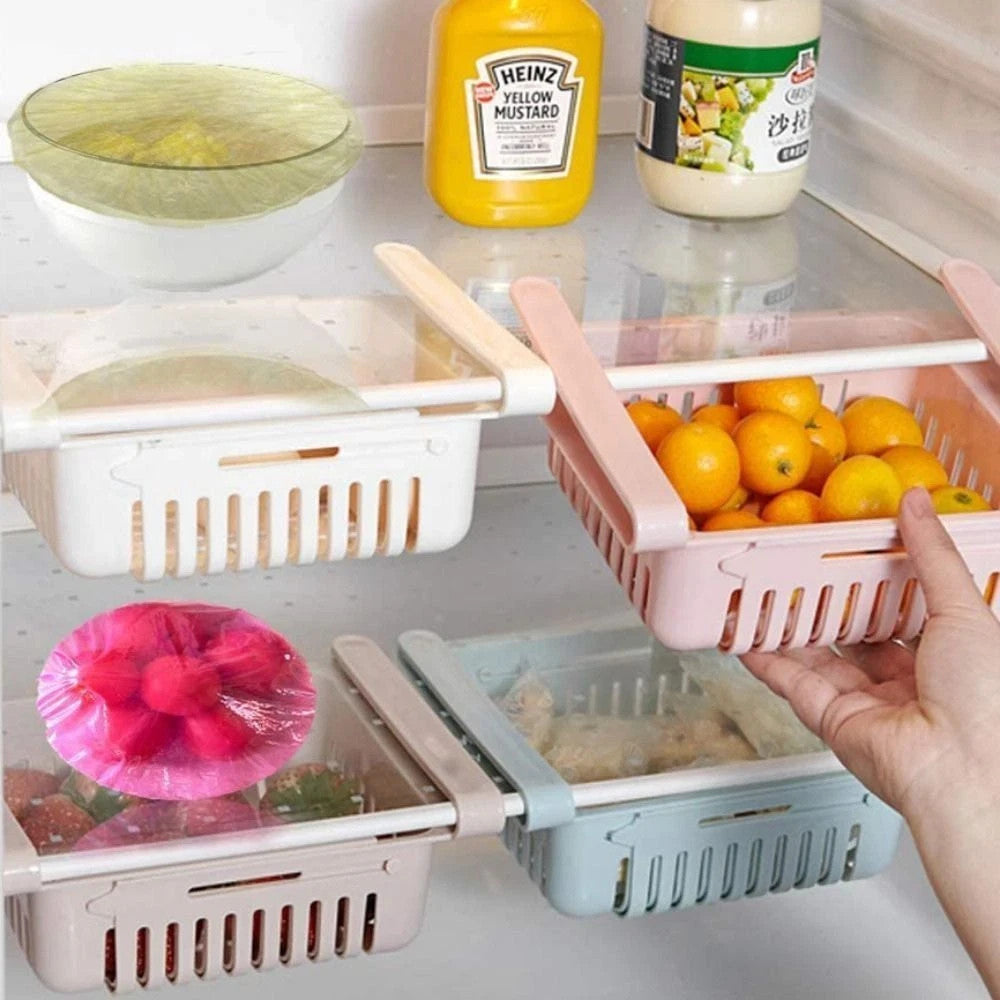 Elastic Food Storage Covers Reusable Stretch Plastic Wrap Bowl Covers New