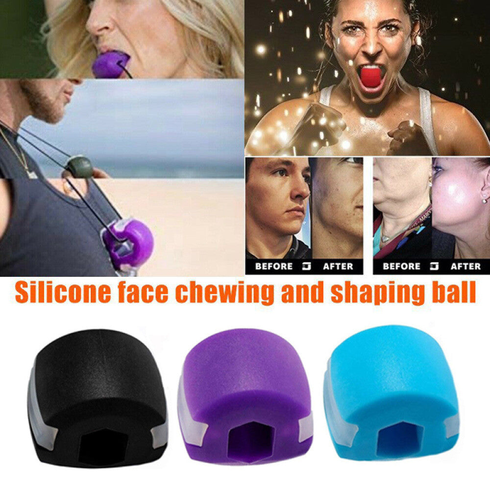 3PCS Jaw Exerciser Anti-Age Toning Facial Toner Fitness Face Muscle Jawzrsize AU