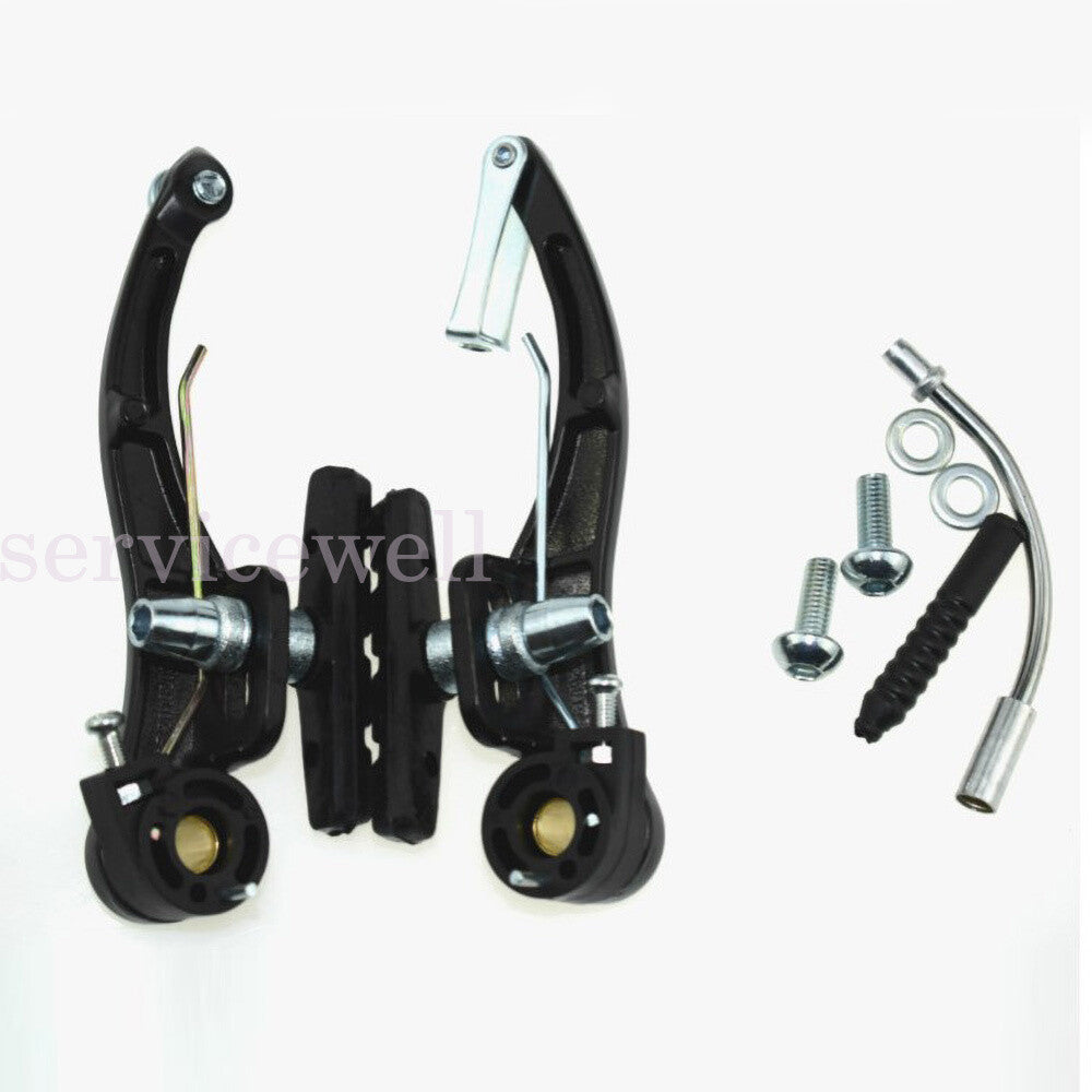 1 Set V Brake Complete Sets Front Rear Lever kit BMX MTB Bike Bicycle