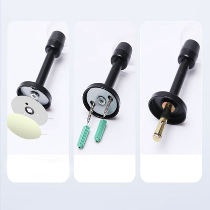 Wall Mounted Door Stopper Stainless Steel Rubber Holder Door Holder Hardware