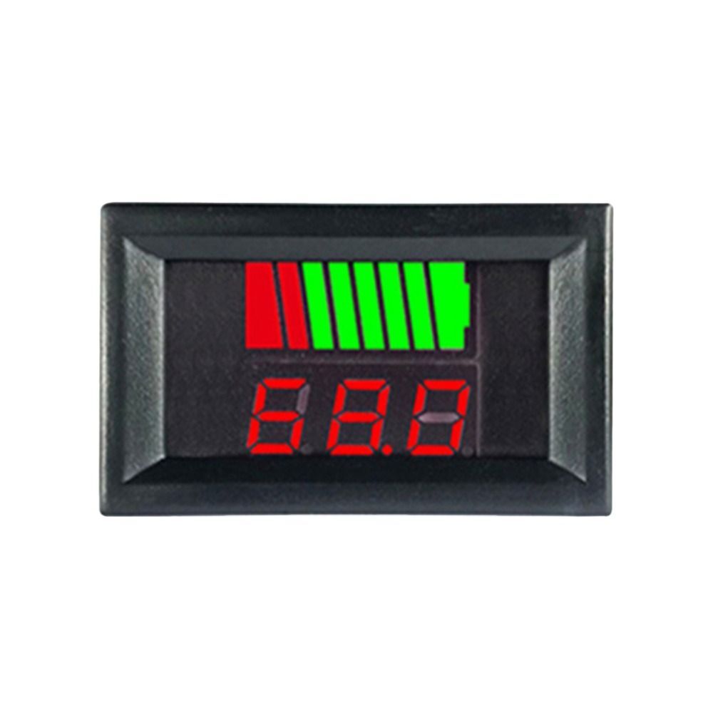 Meter Battery Tester 12V 24V 36V 48V 60V 72V Car Battery Charge Level Indicator