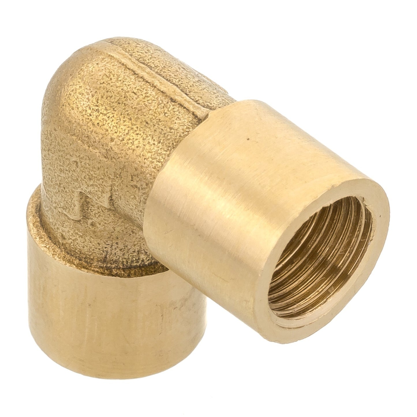 Threaded Brass Elbow 1/8" BSP Female To Female Pipe Fitting 90 Degree Connector