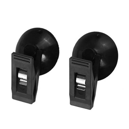 2x Car Windscreen Suction Ticket Cup Plastic Clips Holder Curtains Clip Pen Card