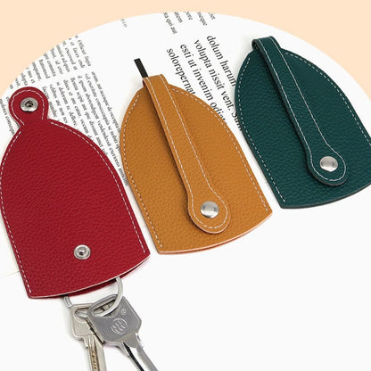 Leather Keychain Pouch Pull Type Key Wallets Creative Key Bag  Key