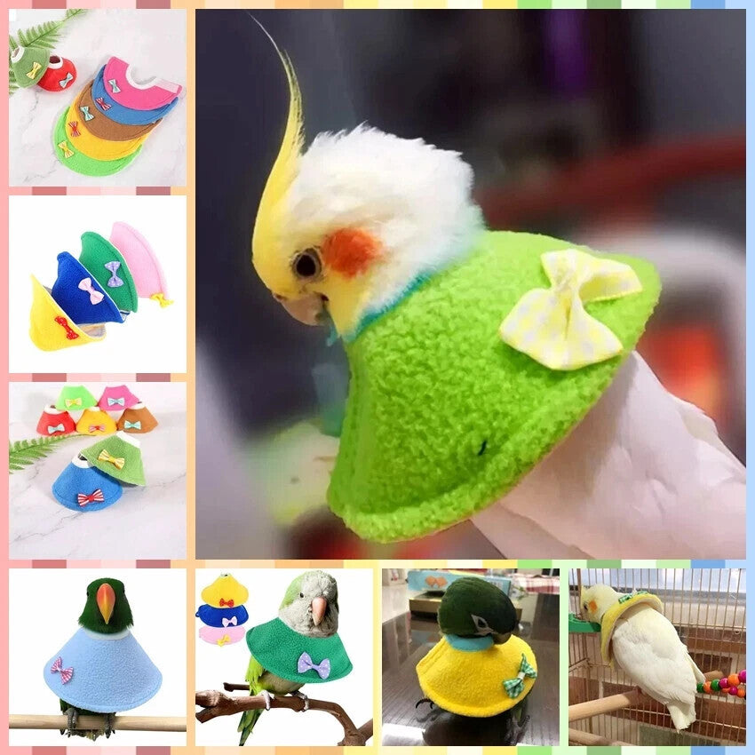 Elizabeth Circle Bird Plush Collar Parrot Elizabeth Ring Bird Protection Supply