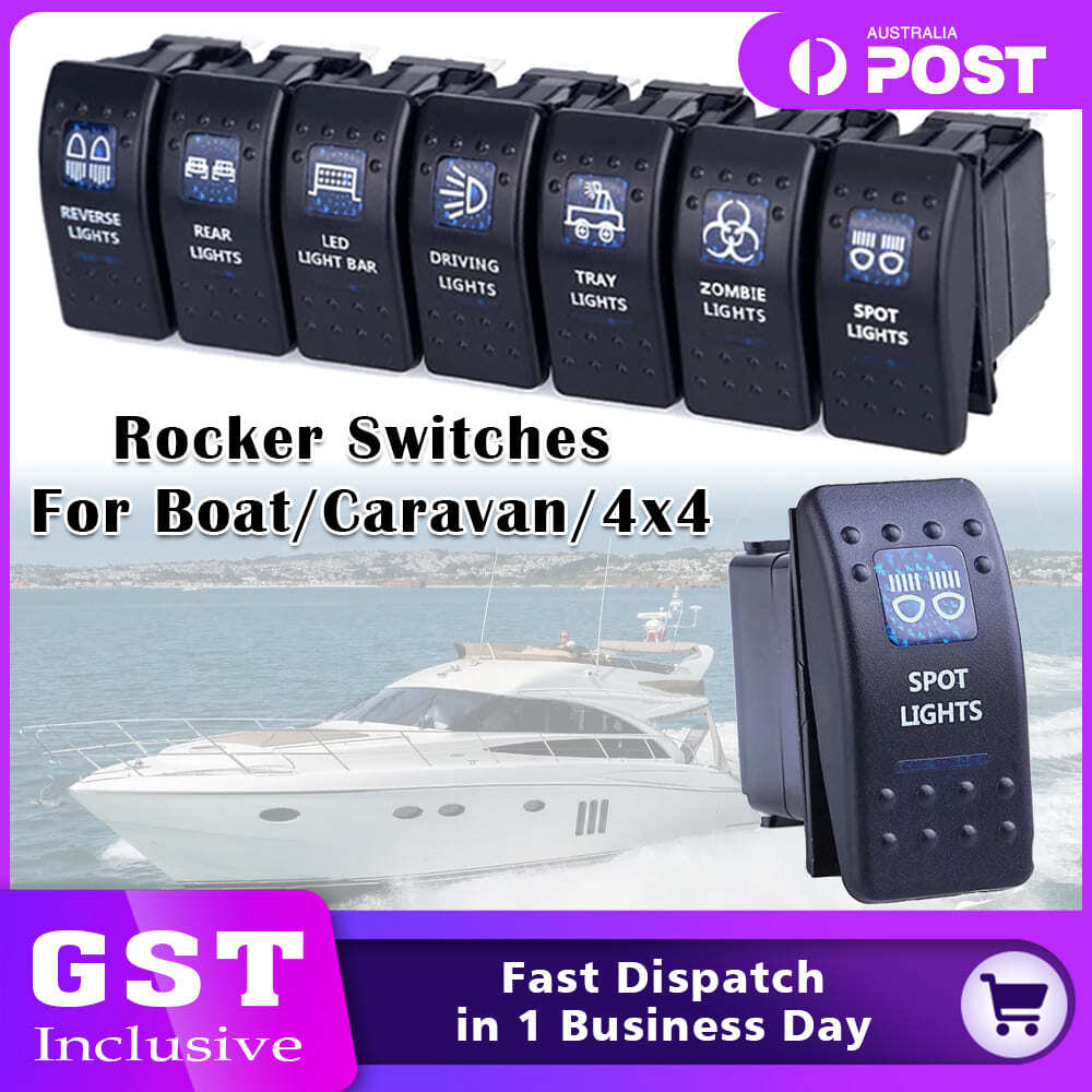 Rocker Switch 23 Styles Blue fit ARB Carling style LED Car Boat 12v Spot Light