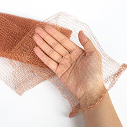 6/10 Metres Pure Copper Mesh Knitted Soffit Mesh Rats Rodent Slug Snail Control
