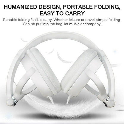 Over Ear Headphones Hi-Fi Stereo Noise-Cancelling Headsets Wired Earphones AU