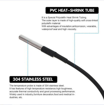 DS18B20 Temperature Temp Sensor Digital Thermal Probe For Arduino  Waterproof