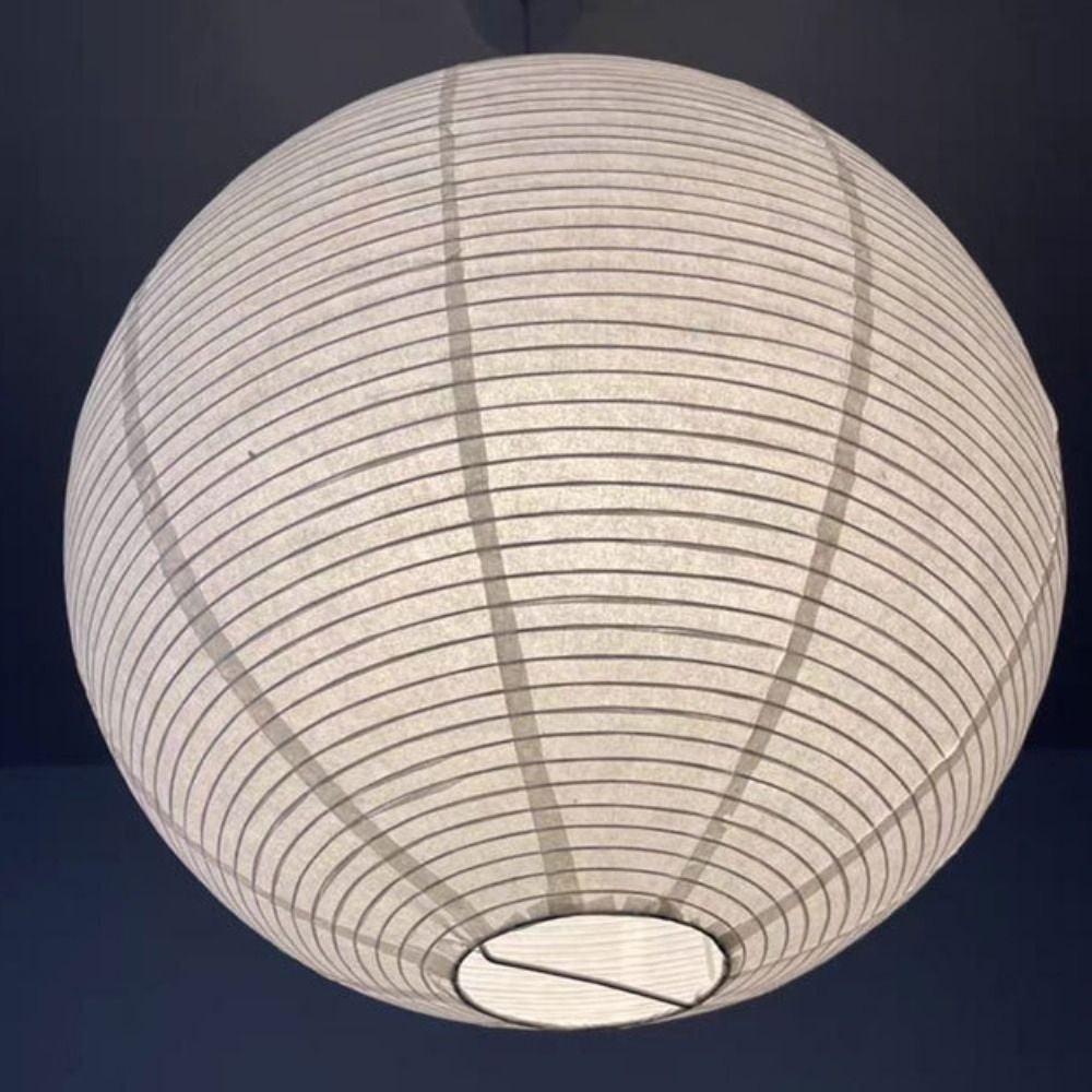 Globe Lampshade White Paper Ball Dome Easy Fit Ceiling Lamp Shade LED Light Bulb