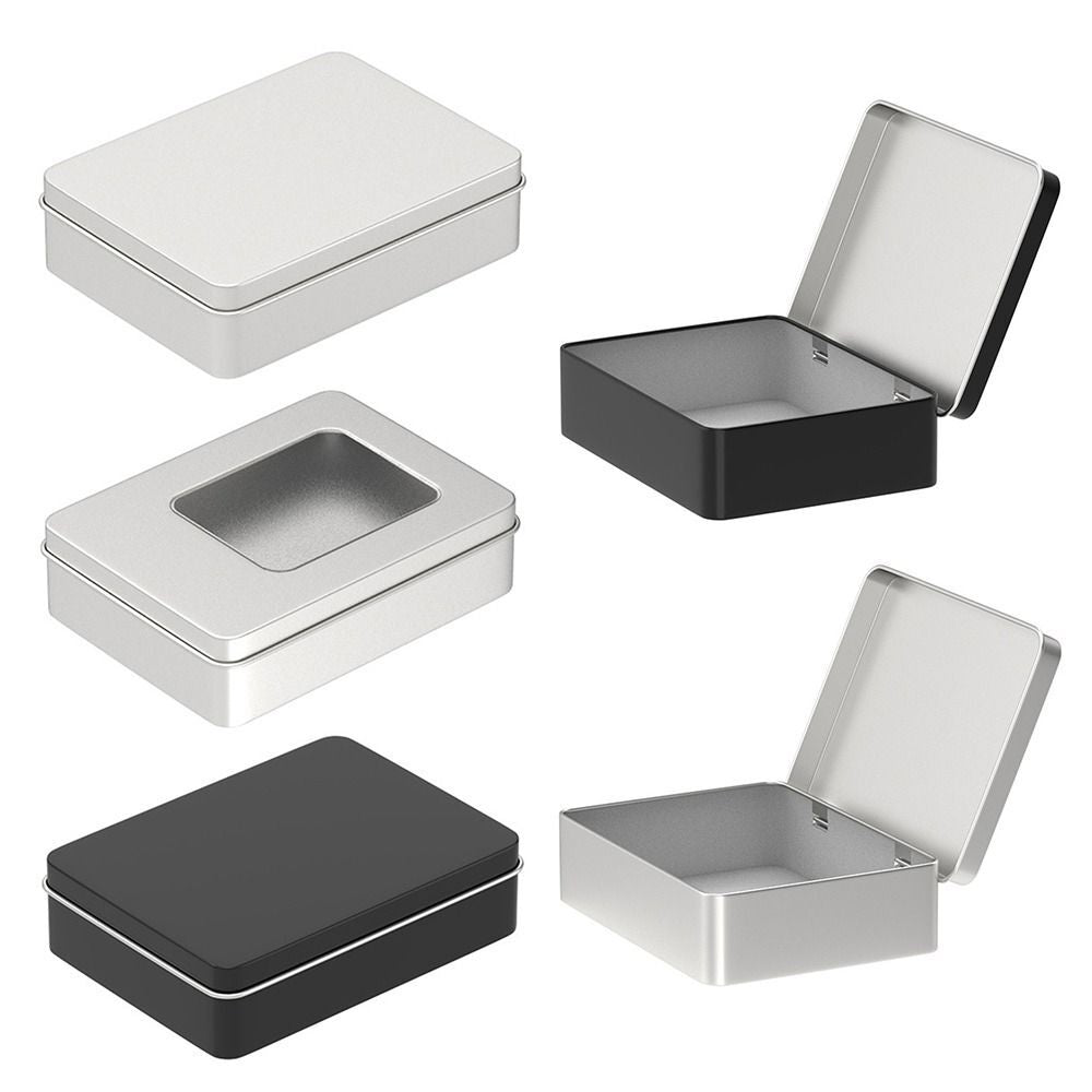 Empty Storage Box Multistyles Trading Card Case Small Tin Box  Candy