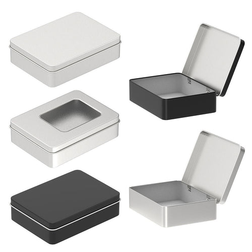 Empty Storage Box Multistyles Trading Card Case Small Tin Box  Candy