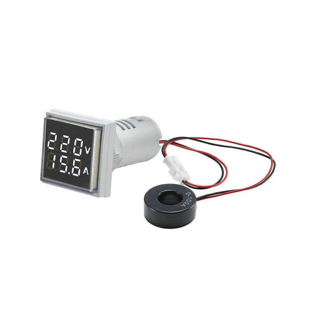 3in1 AC Voltmeter-Ammeter Voltage LED-Digital Display-Volt Amp Meter Gauge