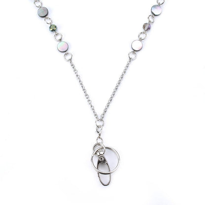 1 PC Key Lanyards Stainless Steel Necklace Lanyard Fashion Lanyards  Women