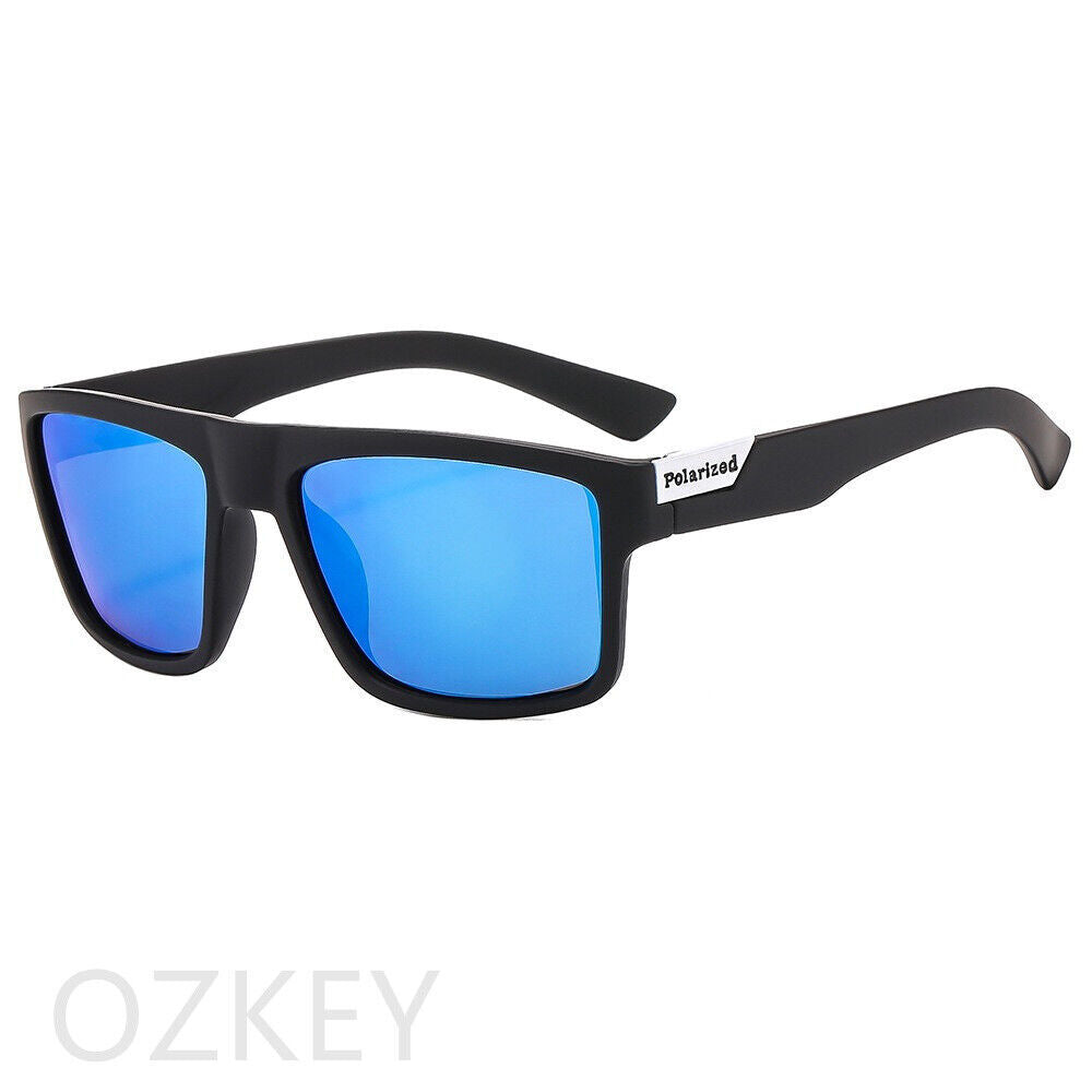Men Sunglasses UV400 Polarized Glasses Fishing Sports Driving WrapAround Eyewear