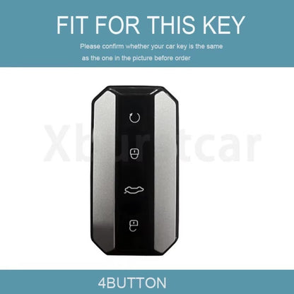 TPU Car Key Case Cover for Chery Jaecoo 5 J5 Smart Key Shell Keychain Set