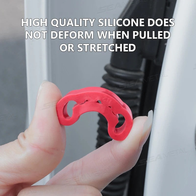 4PCS Car Door Lock Damper Buffer Pads Silicone Shock Absorber Anti Noise UK