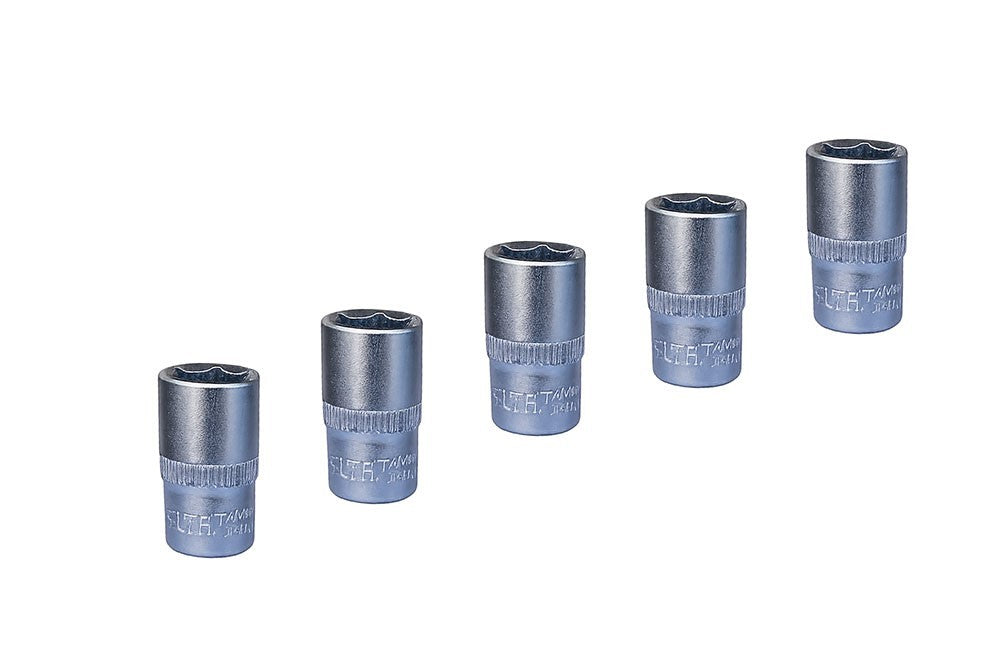 Selta Taiwan 5pc-pack 6pt 10mm Flank Socket 1/4" dr. or 3/8" dr. Regualr or Deep
