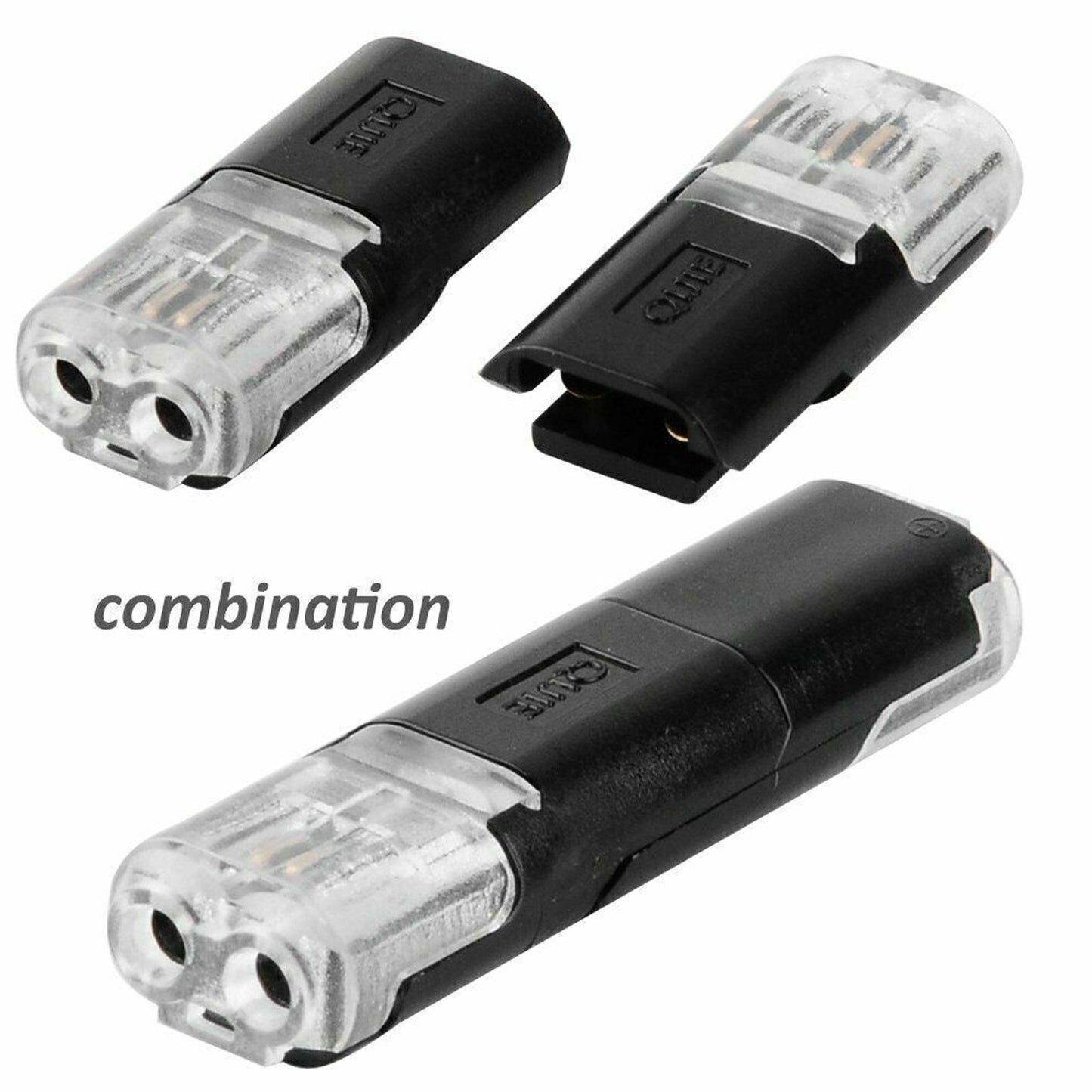 1-50PCS 12V Wire Cable Snap In Connector Terminal Connections Joiners Auto Plug