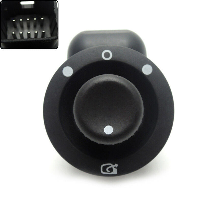 Electric Wing Mirror Adjustable Control Switch Knob #8200676533 Compatible with For Renault