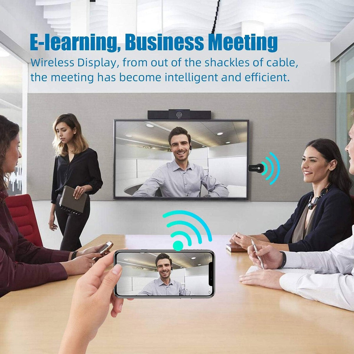 1080P Wireless Wifi Screen Cast Anycast M2 Mobile Phone Mirror for Apple Android