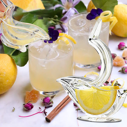 Bird Lemon Wedge Squeezer, Bird Lemon Squeezer, Acrylic Manual Lemon Slice Squee