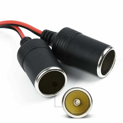 Double Power Dual Car Cigarette Lighter Socket Plug Adapter-Charger Splitter 12V