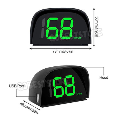 Digital Speedometer Universal GPS Car KMH Head Up Display Display Driving Speed